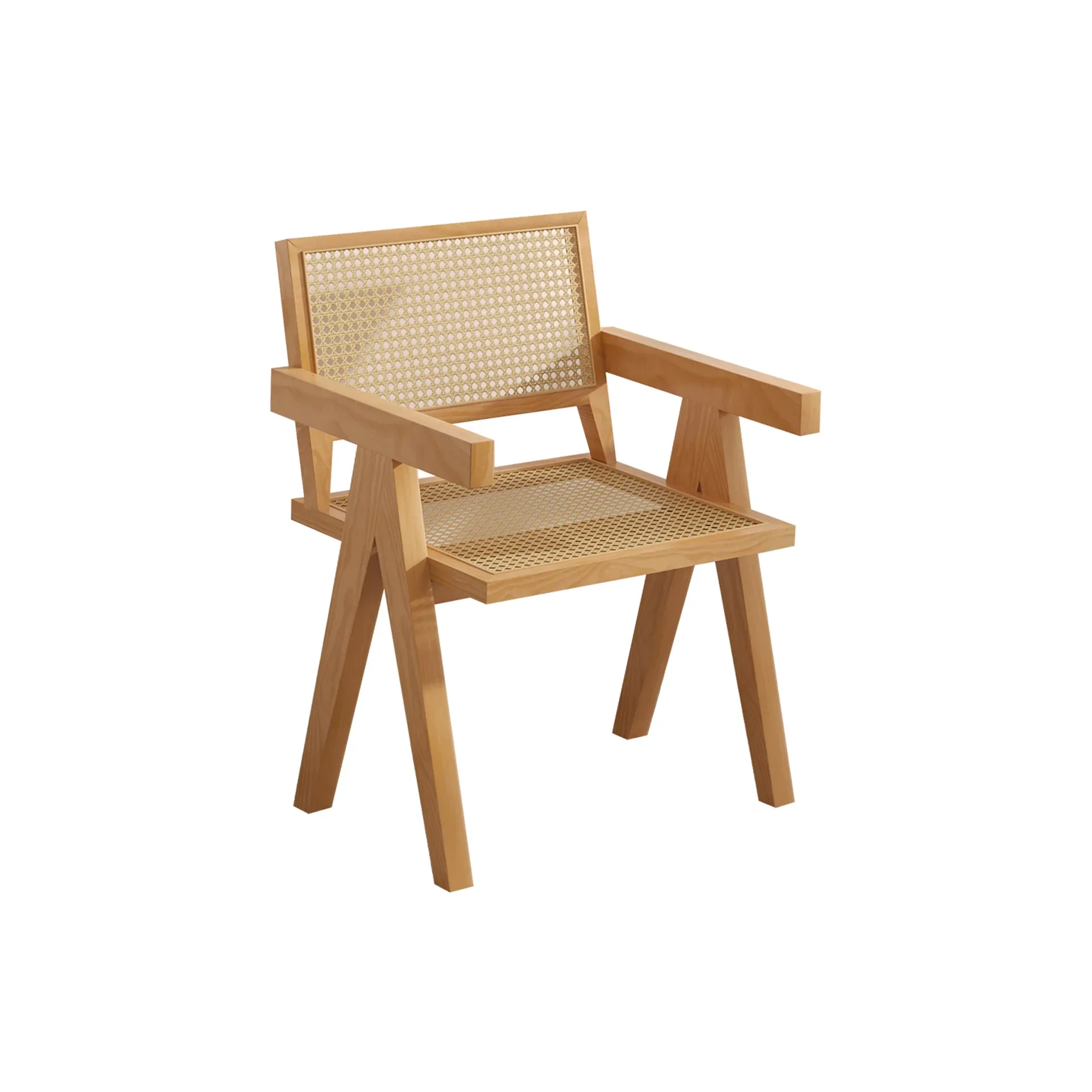 

Solid wood dining chair, home back chair, log style, office study and leisure, coffee shop, restaurant