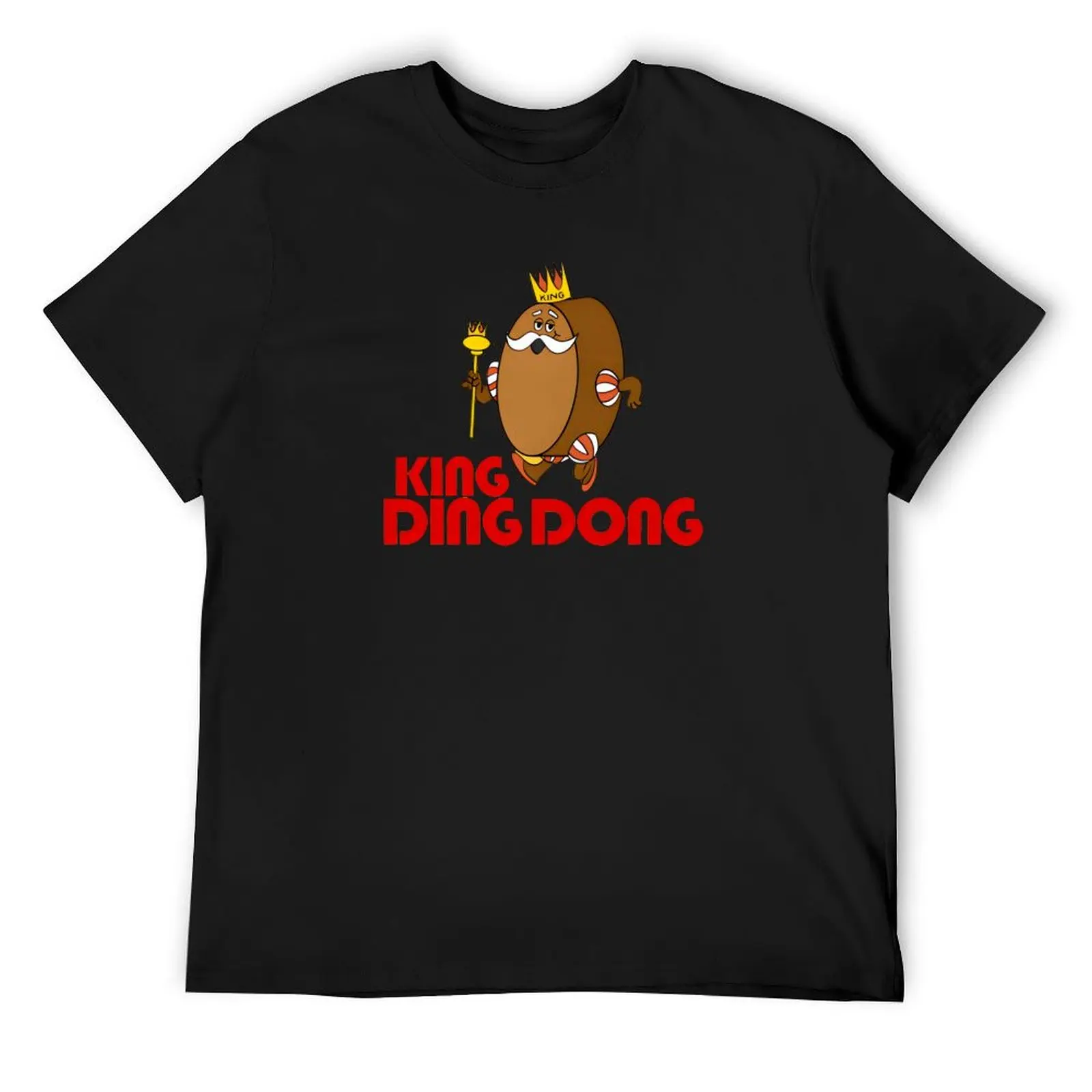 Ding dong king T-Shirt basketball graphic tees anime stuff slim fit t shirts for men