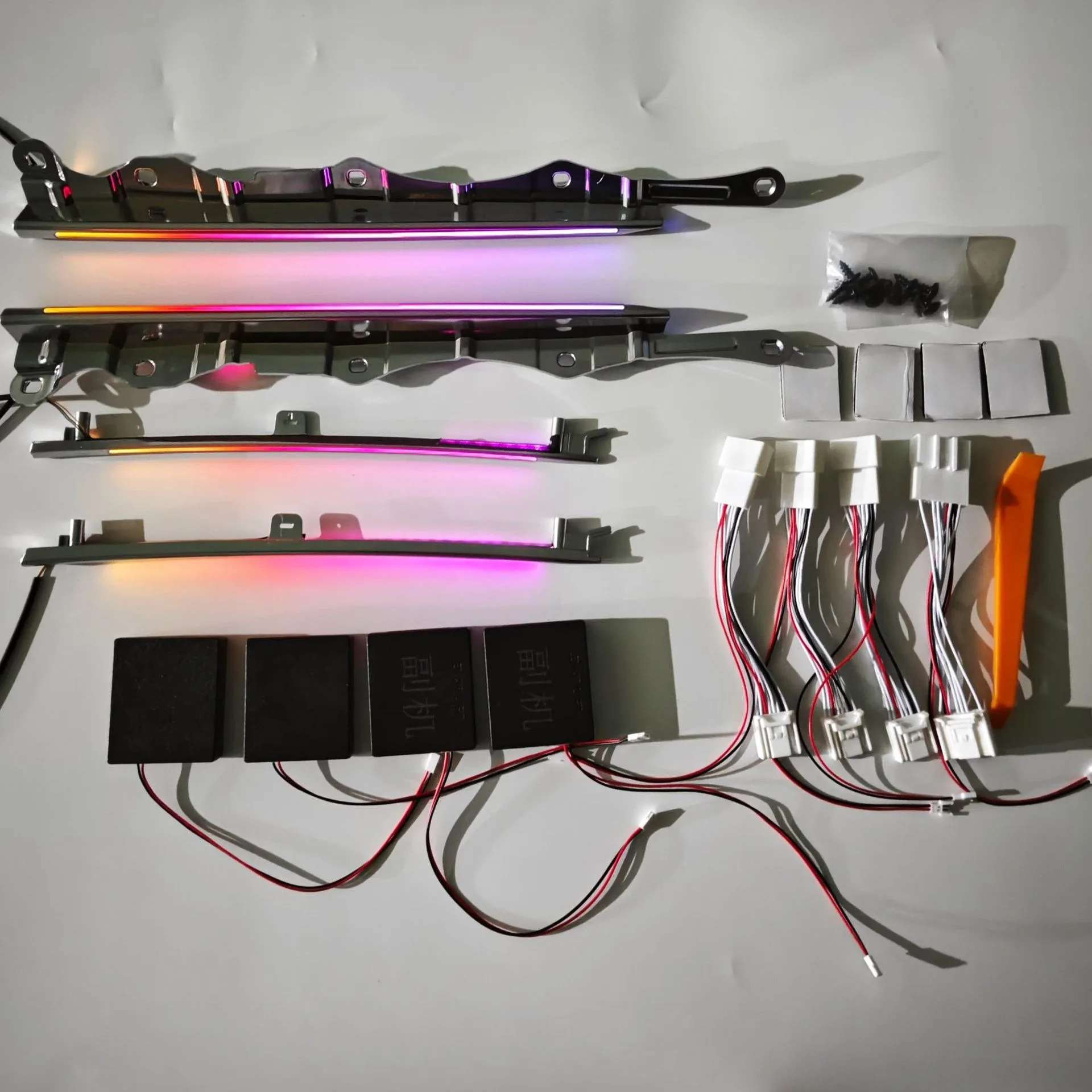 For Toyota 2024-2025 Camry 9th Car RGB Chasing LED Door Panel Lights APP Control Auto Interior Ambient Lights