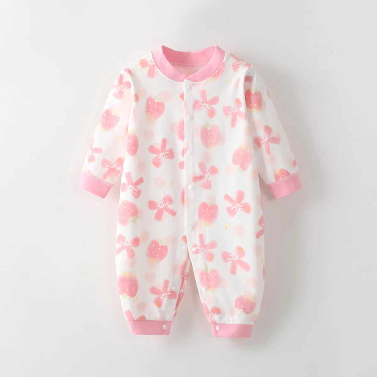 Baby Boy Girl Pure Cotton Cute Bodysuit Clothes 0-18 Month New Born Spring Autumn Casual Romper Infant Soft Onesie Clothing