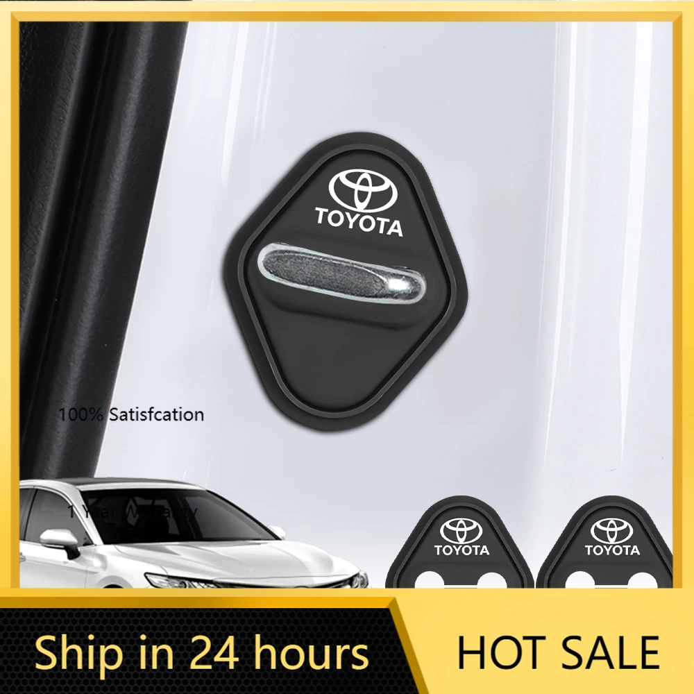 

Колпаки ступицы 2/4 шт. автомобильный силиконовый дверной замок защитный чехол для предотвращения столкновений амортизирующая накладка для Toyota 4runner Harrier Venza Yari