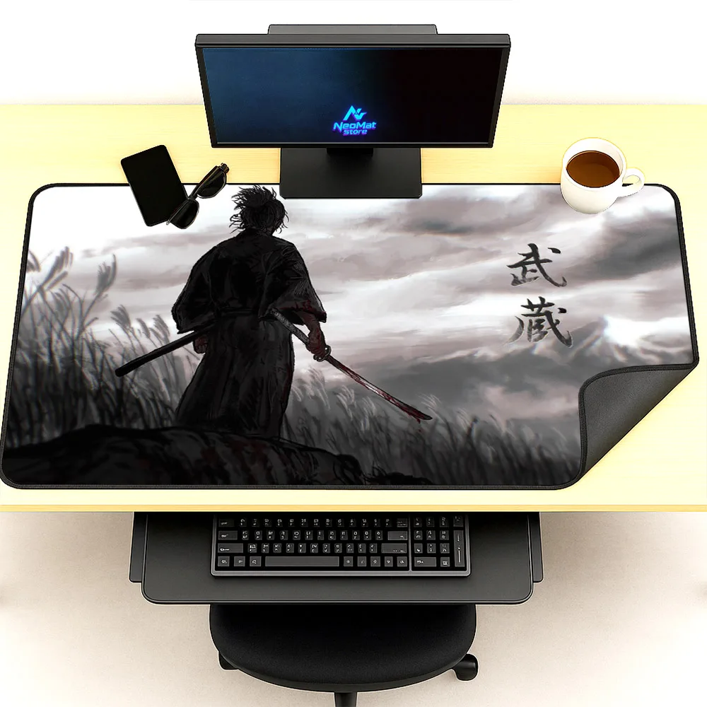 

Katana Mouse Pad Samurai 1200x60 Mousepad Japan Deskmat Gaming Room Decoration Carpet 1500 Xxxl Playmat Very Large Mause Pad
