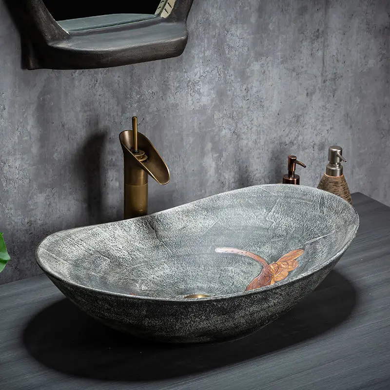 

washbasin basin integrated, courtyard column type, brown lotus floor type, washbasin ceramic head, column basin vertical type