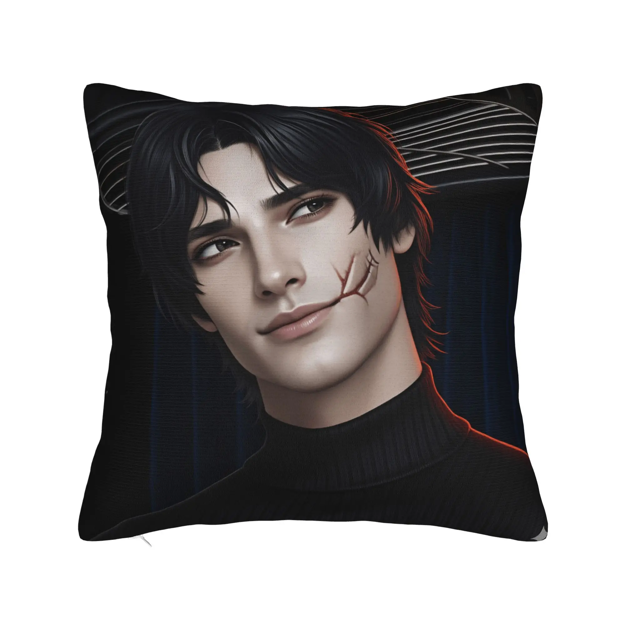 Game Romance Clubs Pillow Case  Comfy Pillow Cover Cute Funny Pillowcases For Sofa Couch Bed Living Room