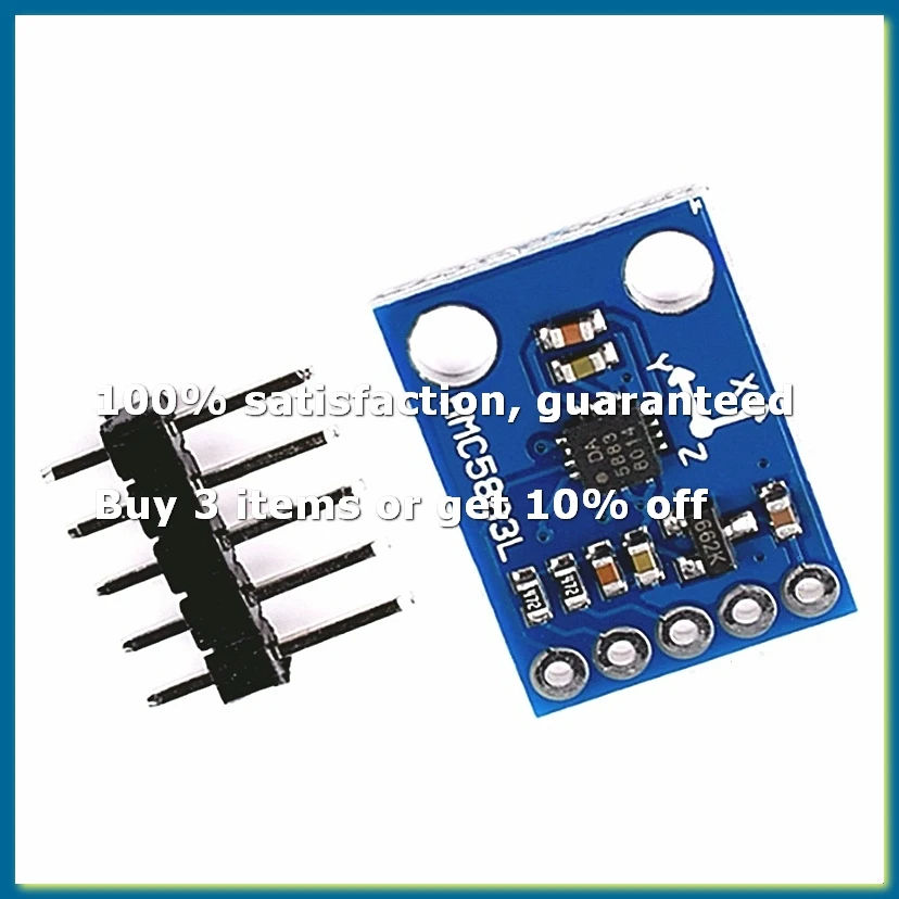 -273 HMC5883L Triple Compass Magnetometer Sensor Module 3V-5V Three Magnetic Field Module for