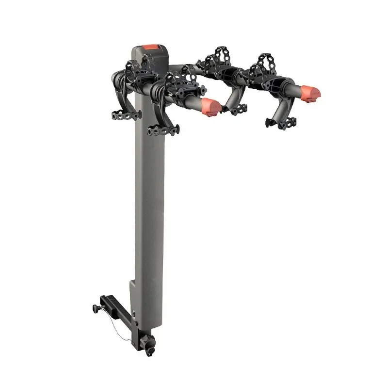 Bicycle rack tow hook, square mouth tilted folding with lock