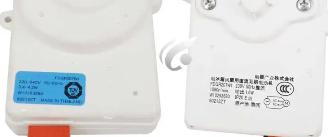 

1 шт. новый, хорошо работает для двигателя вентилятора для холодильника с морозильной камерой FDQR207W1 W10293680, 4 игольная вставка