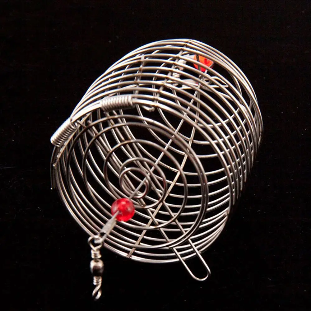 

Small Holder Tackle Accessory Fish Bait Bait Basket Lure Cages Fishing Bait Cage Fishing Feeder