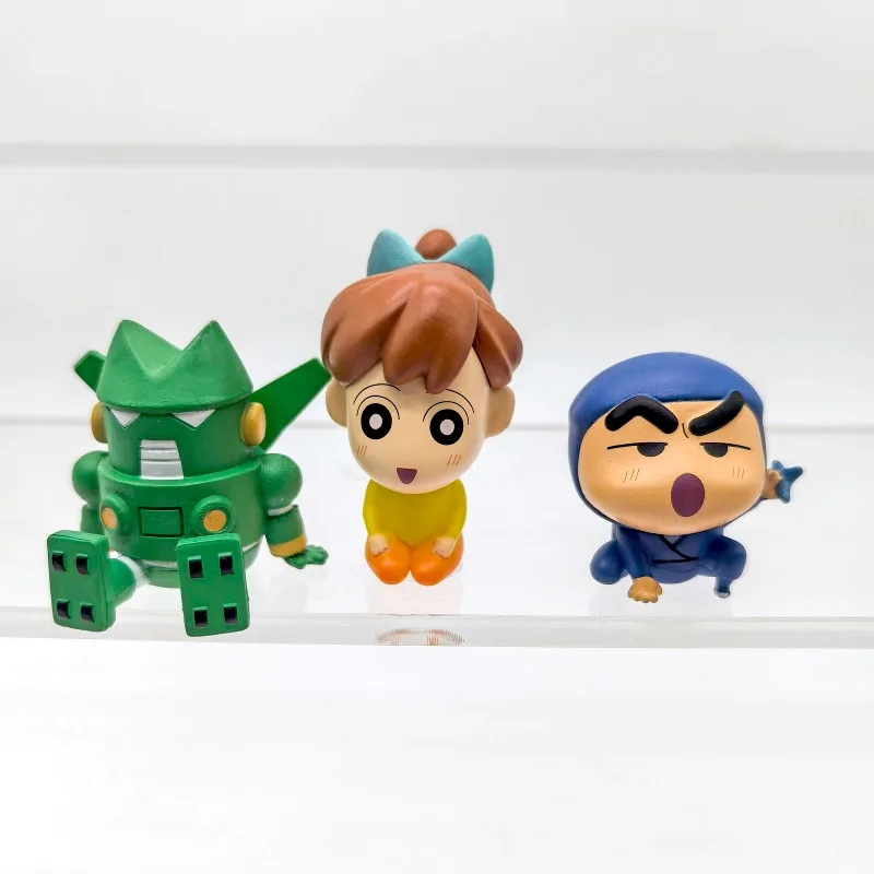 Figurka Crayon Shin Chan Nohara Shinnosuke Tsuru Bochan Sato Masao Sakurada Nene Blind Box Zabawka dla Dzieci