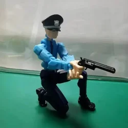 3D Printed Fully Articulated Police and Criminal Action Figures New Edition Multi-Jointed Lucky 13 Dolls toys