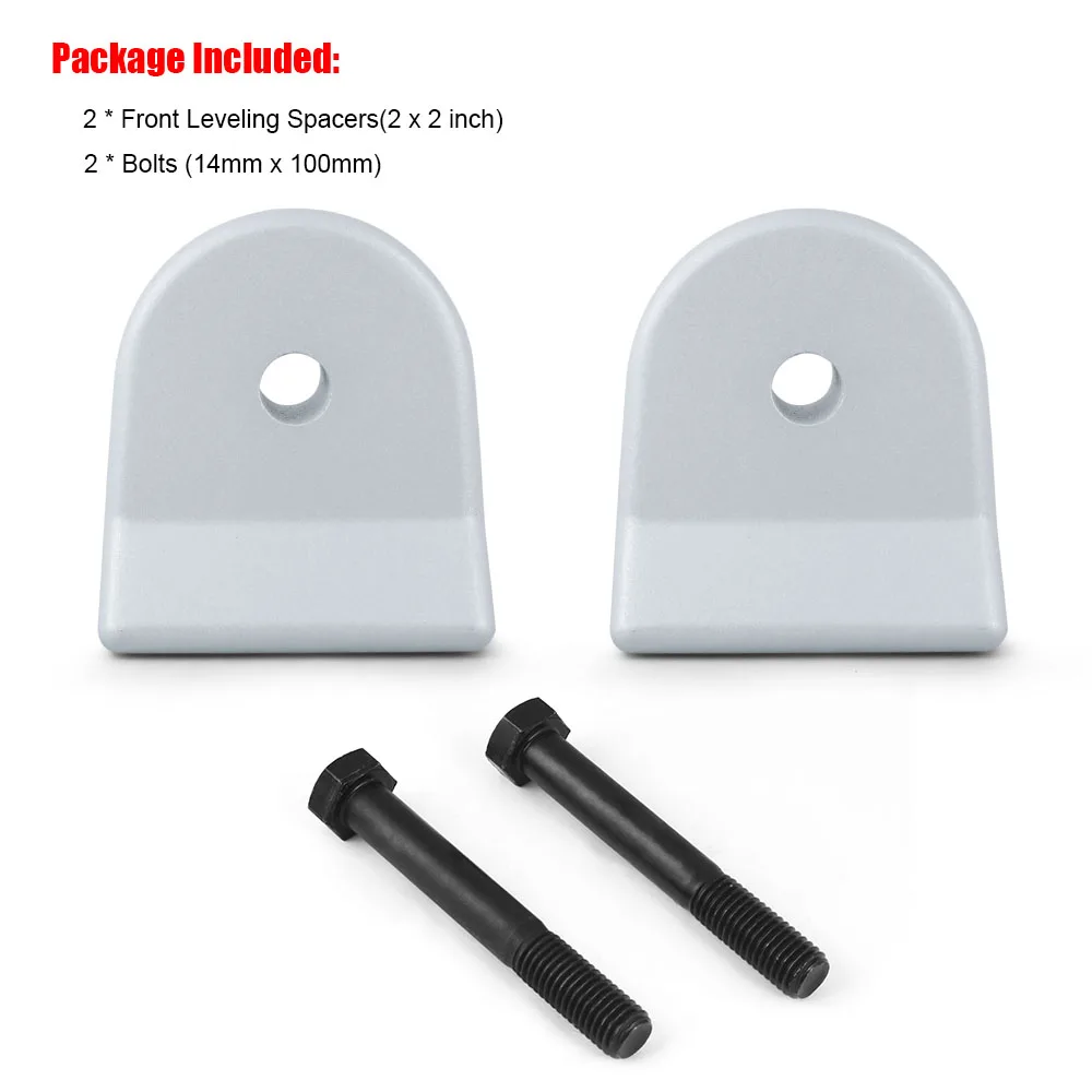 

Dynoracing 2inch Leveling Kit Aluminum Lower Coil Spring Slight Lip Coil spacers For Ford Super Duty F-250/F-350-514 2005-2022