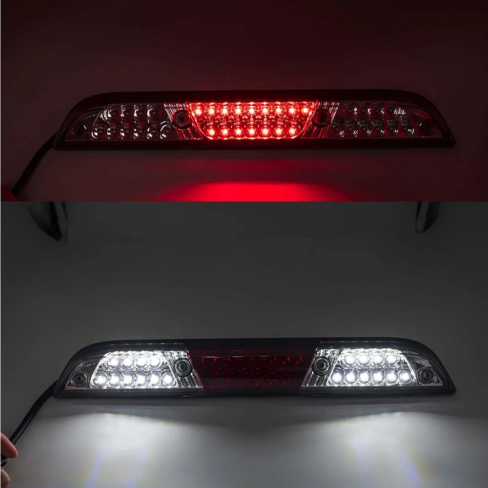 For Ford F-150 2015-2020 250 2017-2022 350 450 Ranger Maverick LED High Mount Third 3rd Brake light white Cargo lamp bar