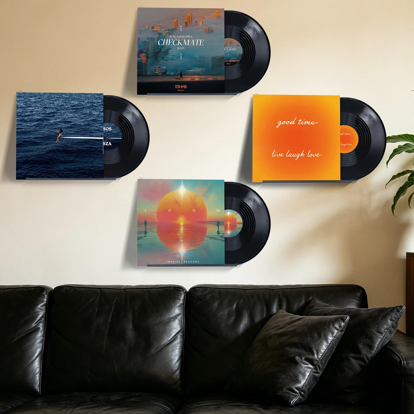 New Antique Vinyl Simulation Record Album Envelope Room Living Room Bedroom Bar Wall Decoration Ornament Photography Props