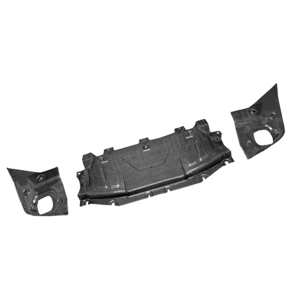 JIACHE Dry Carbon Fiber Car Interior Engine Cover Plate Body Kits For Toyota SUPRA A90 A91 2019+ Car Accessories