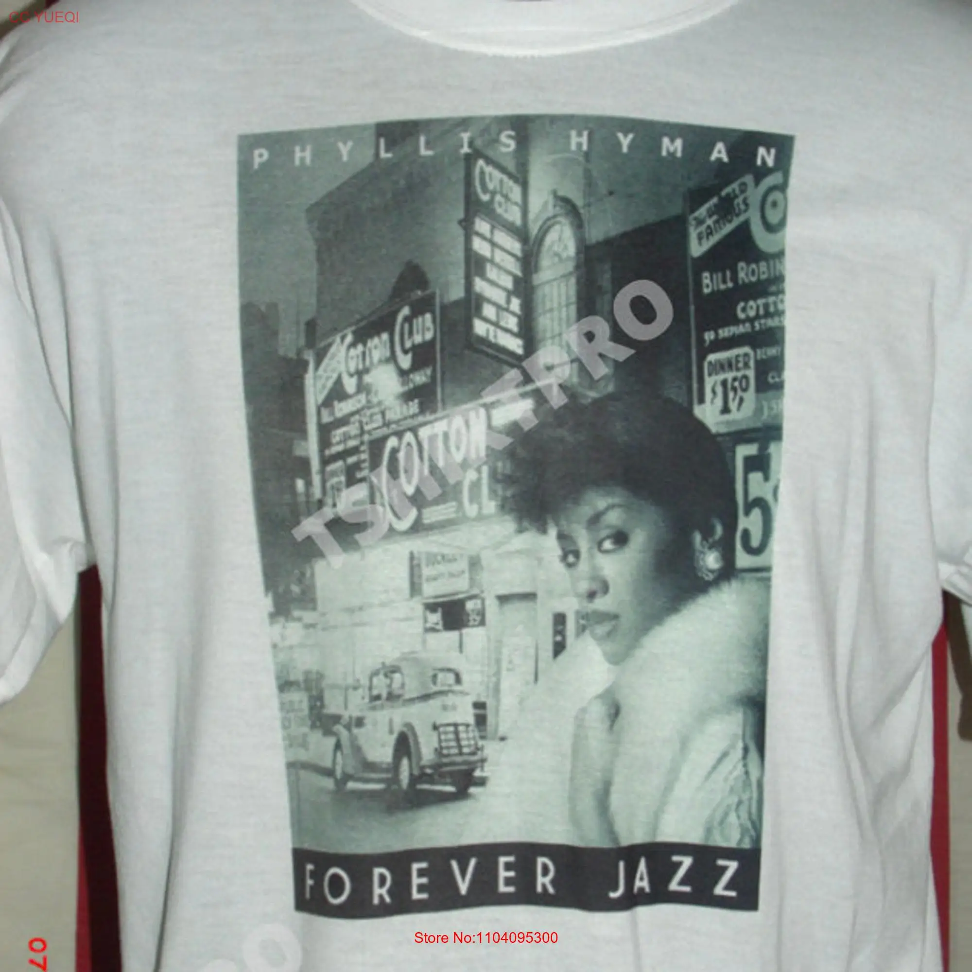 Phyllis Hyman Jazz Tribute T Shirt long or short sleeves