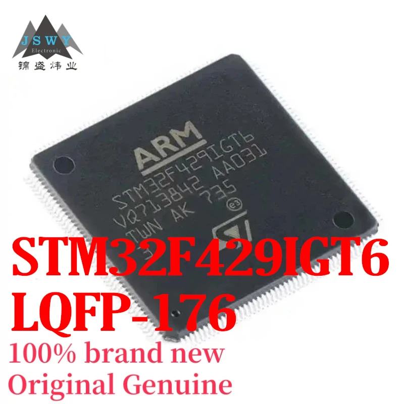

(1/10pcs) STM32F429IGT6 LQFP-176 32-bit microprocessor, brand new, original, fast shipping, electronics