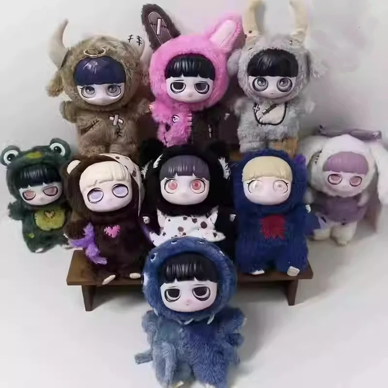 

Genuine Kiki Little Key Gothic Style Night Elf Series Blind Box Kawaii Figure Doll Bag Pendant Collection Model Surprise toys