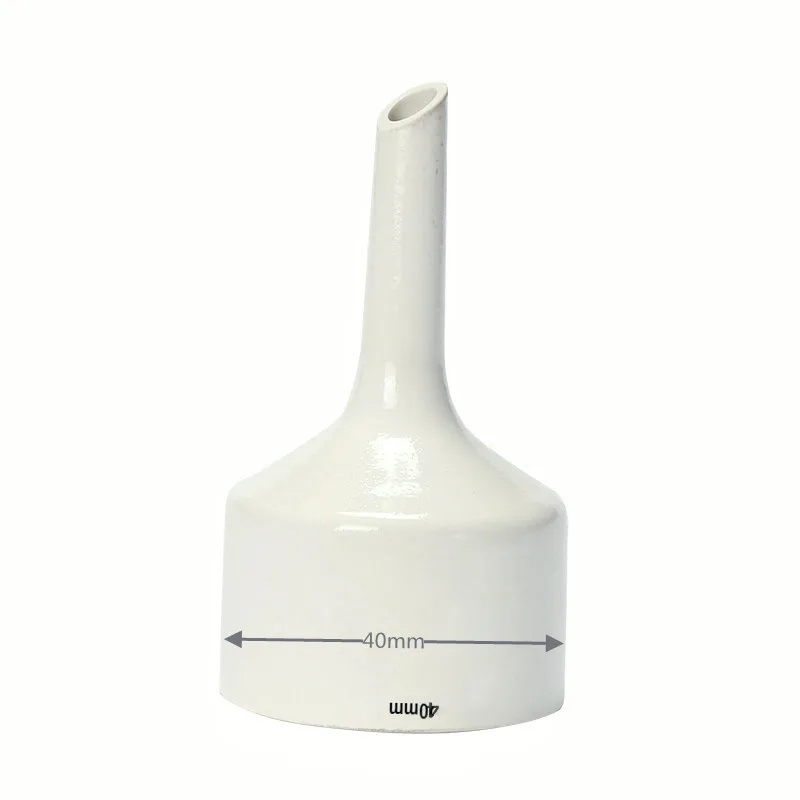 Porcelain Buchner Funnel 40 mm Chemistry Laboratory Ceramic Filter Funnel Pottery Negative Pressure Suction Porous Funnel 1/PK