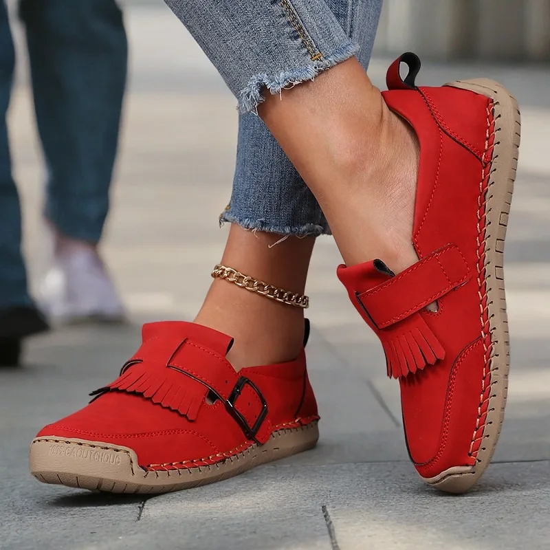 

Loafers Women's 2025 Spring and Summer European and American Style Flat Sole Shoes Comfortable Casual Shoes Tamanos Femininos 43
