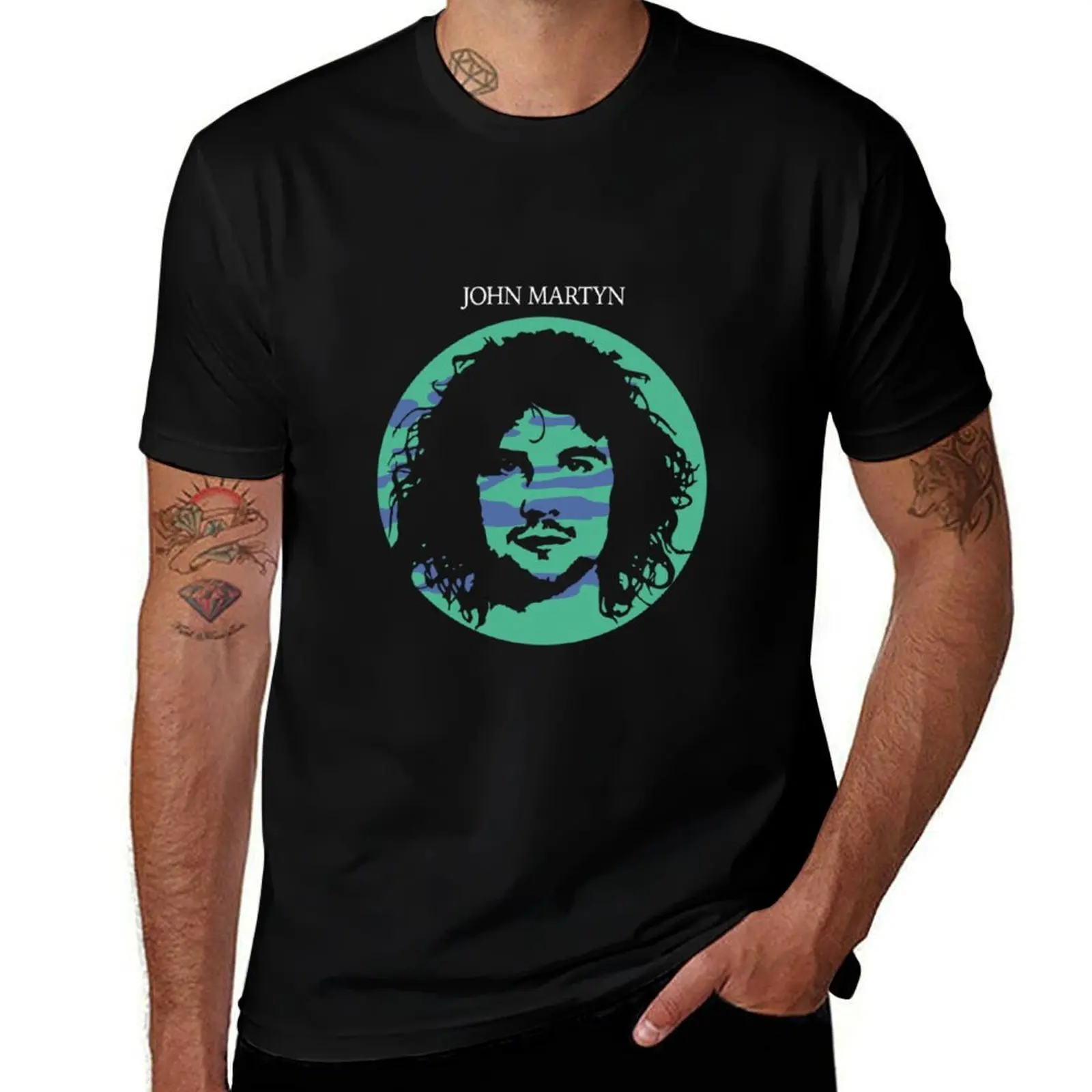 

John Martyn T-Shirt Big Size Crew Neck T-Shirt