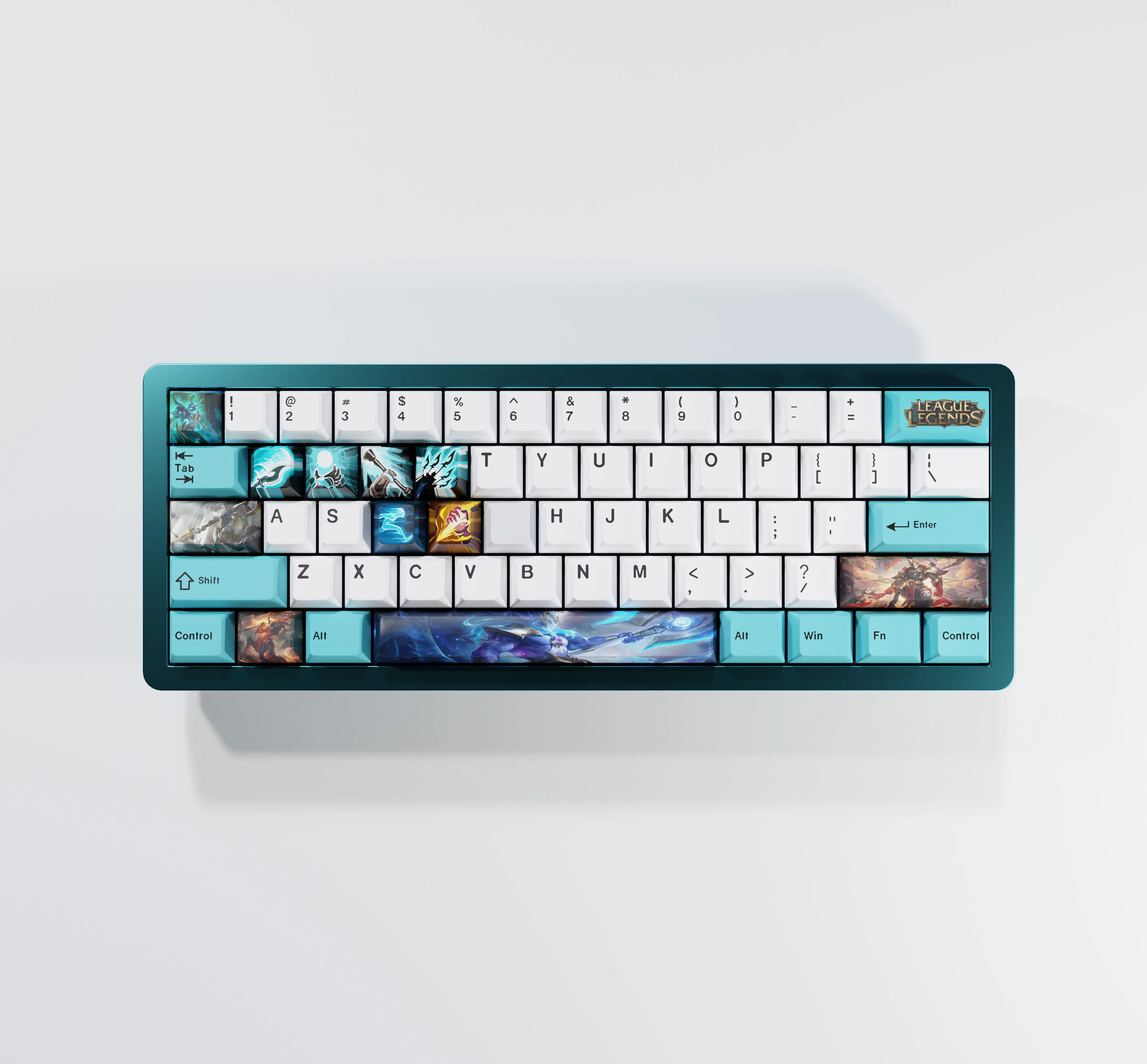 12Pcs League of Legends Custom All Champion Summoner Heroes Personality Keycap For Mechanical Gaming Mini Keyboard Keycaps