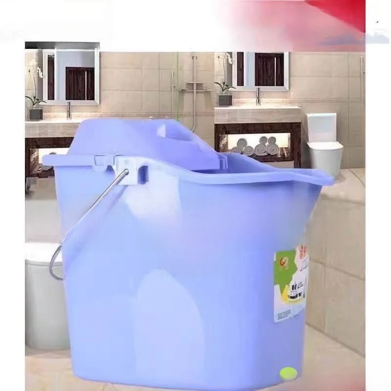 Manual Old Style Bucket Water Squeezing Frame Drain Basket Mop Bucket Pressuring Water Drying Rack Home Daily Use Accessories