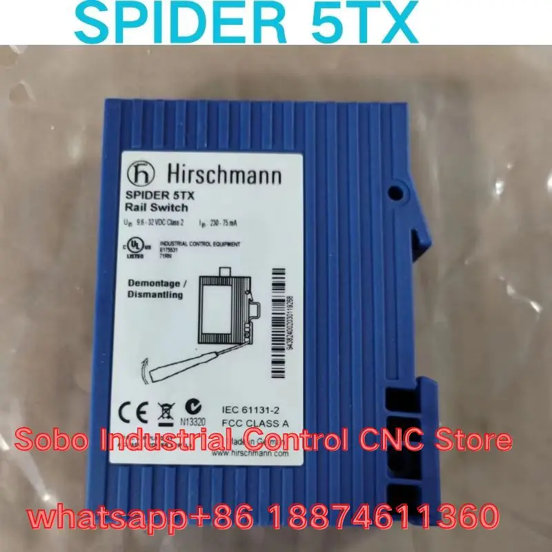 Second-hand test OK Hirschmann SPIDER 5TX Industrial Switch