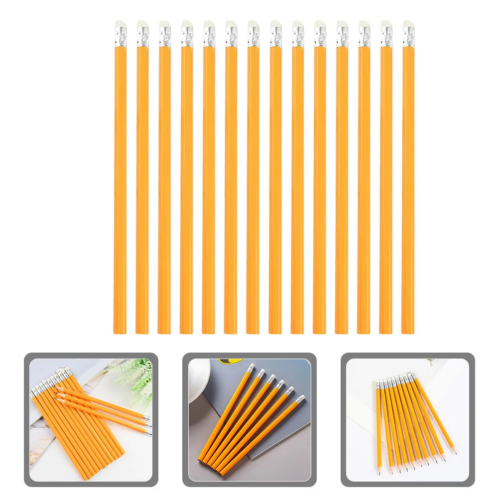 Pencils Drawing School Writing Halloween Christmas Learning Pencil Eraser Top Pencils Hb Pencil Hb Pencils School Pencil 100Pcs