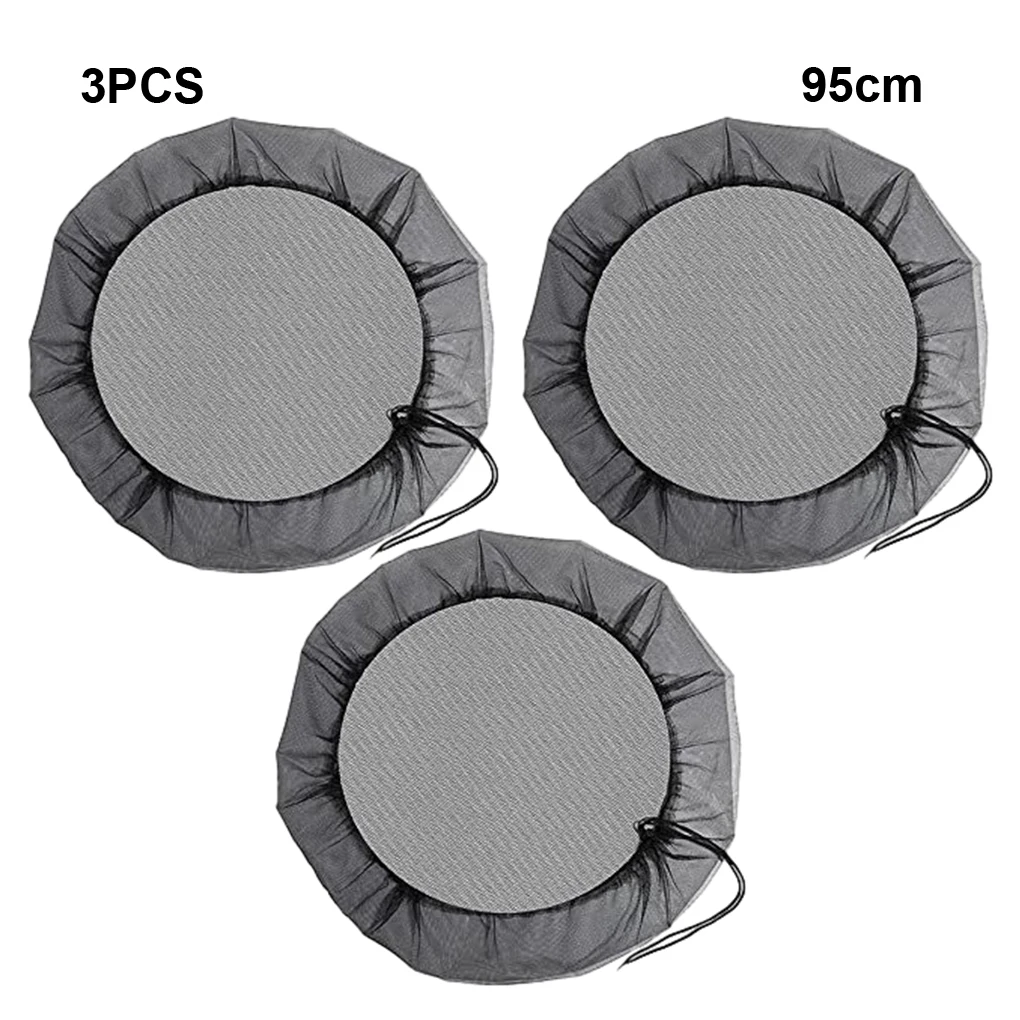 3pieces Materials For Fallen Leaf Filter Say Goodbye To Pollutants In Rain Tank Easy To Replace black 95cm
