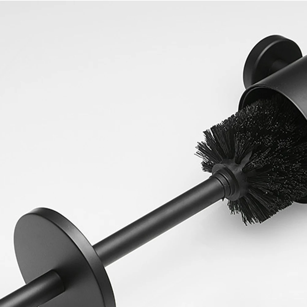 

Toilet Brush Set Stainless Steel Wall Mount Design Dense Bristle For Home Hotel Office Bathroom Cleaning Tools Kit