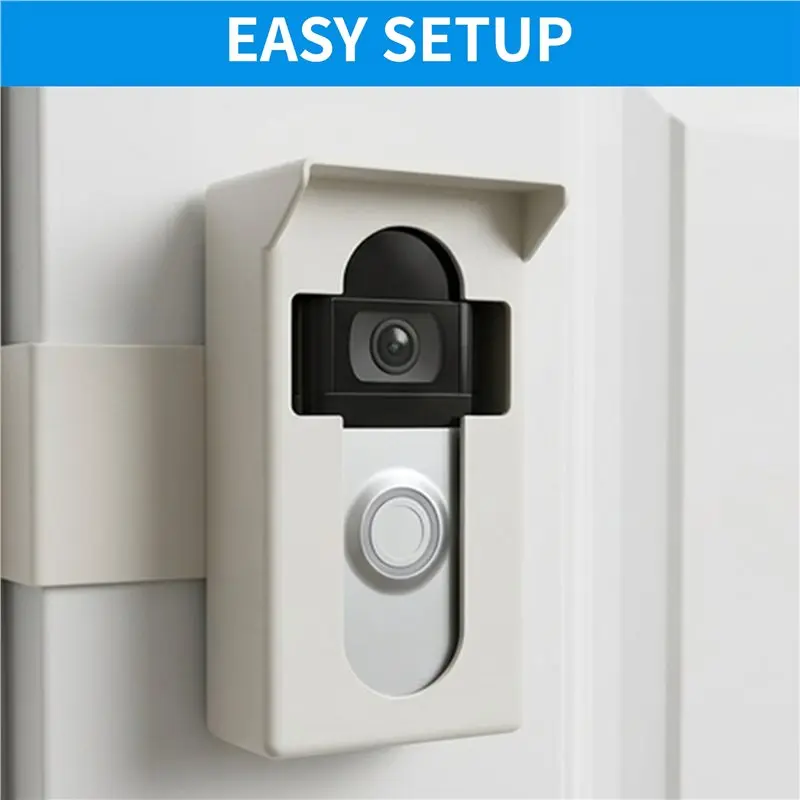 YANA50I Video Doorbell Mount, Ring Doorbells For Ringdoorbell Mount No Drill Holder Bracket For Apartment Door Home R