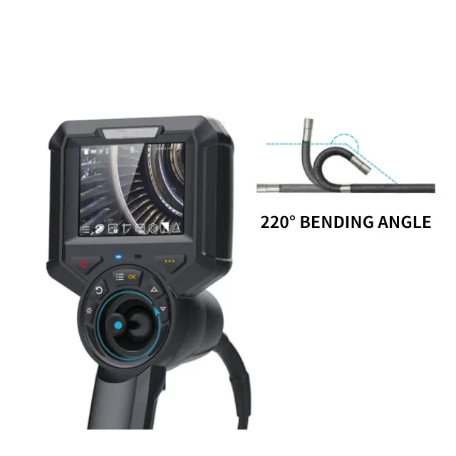 4.0mm Industrial  Thermal Image 3.5 Inch CMOS Endoscope Video Inspection  H.264 Memory SD Card