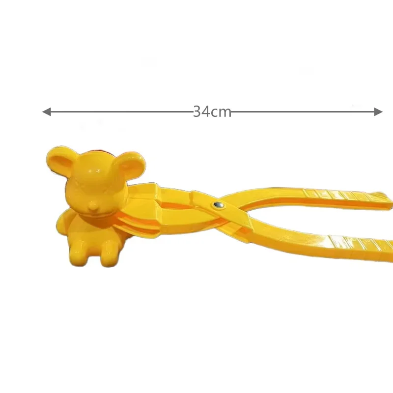 Clip per creare palle di neve per bambini Cuore per adulti Fiocco di neve Forma di anatra Pinze per stampi per palline di neve con sabbia all'aperto Giocattoli sportivi da combattimento