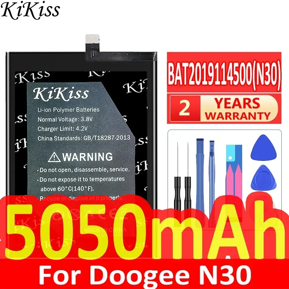 

Аккумулятор KiKiss 5050 мАч BAT 2019114500 (N30) Для Doogee N30 N30