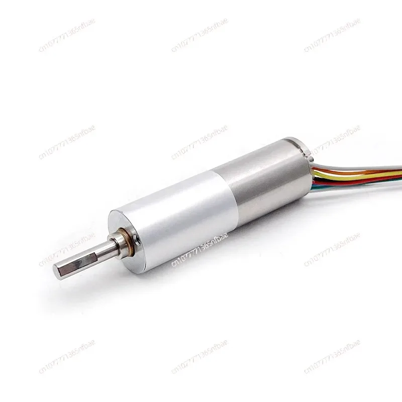 High‑Torque 5V Brushless Coreless Gear Motor, 12mm Metal Planetary Reduction Motor Built‑in 1024 PPR Encoder for Robot
