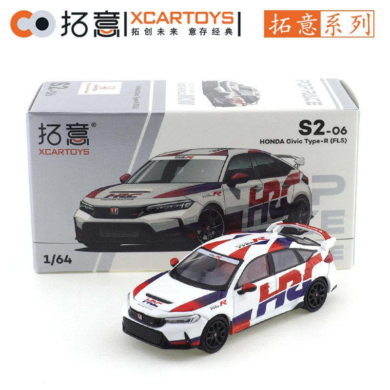 XCARTOYS POP RACE 1/64 HONDA Civic Type-R TCR (FL5) Car Alloy