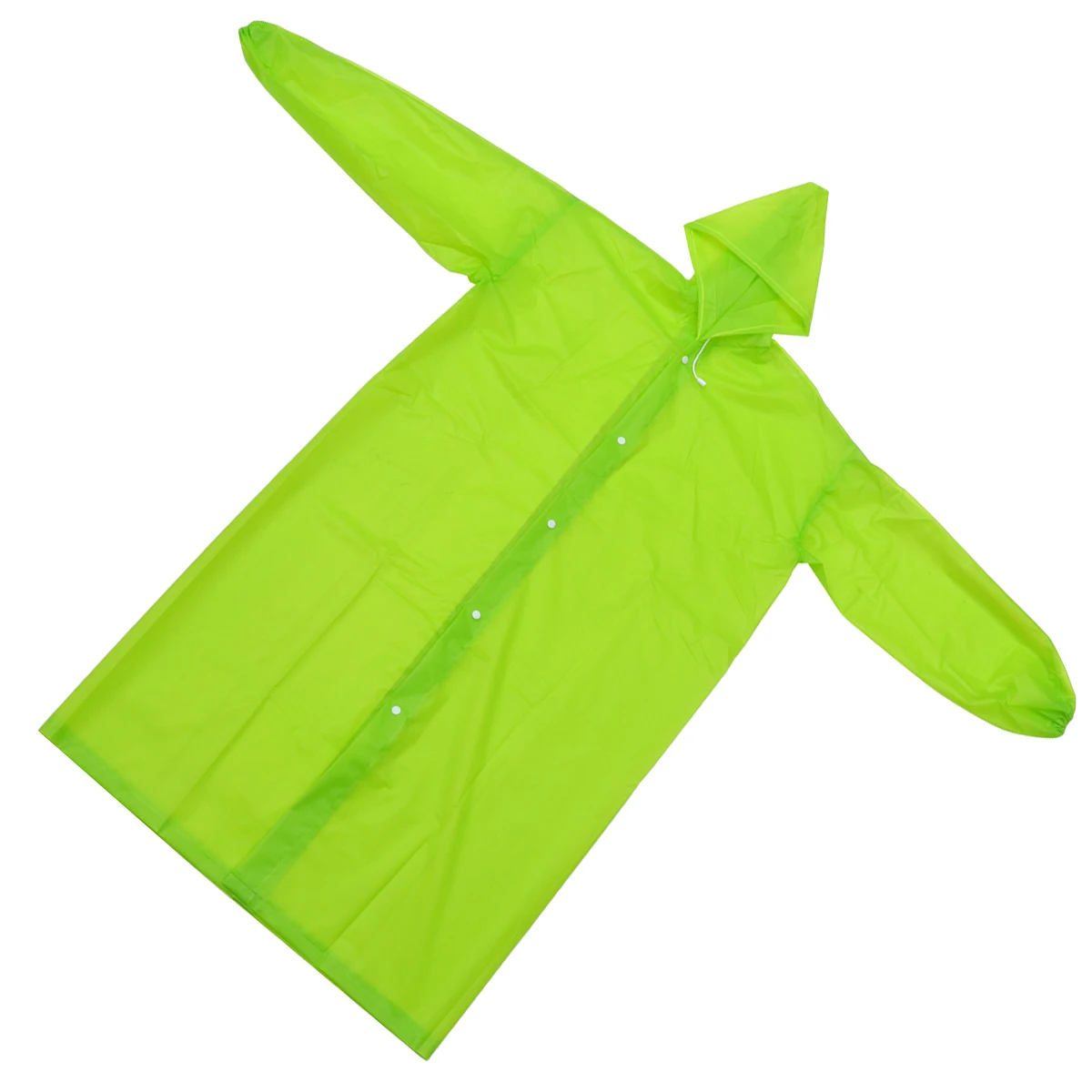 

Adult Transparent Raincoat Lightweight Waterproof Portable for Activities Men Women Poncho Hood Elastic