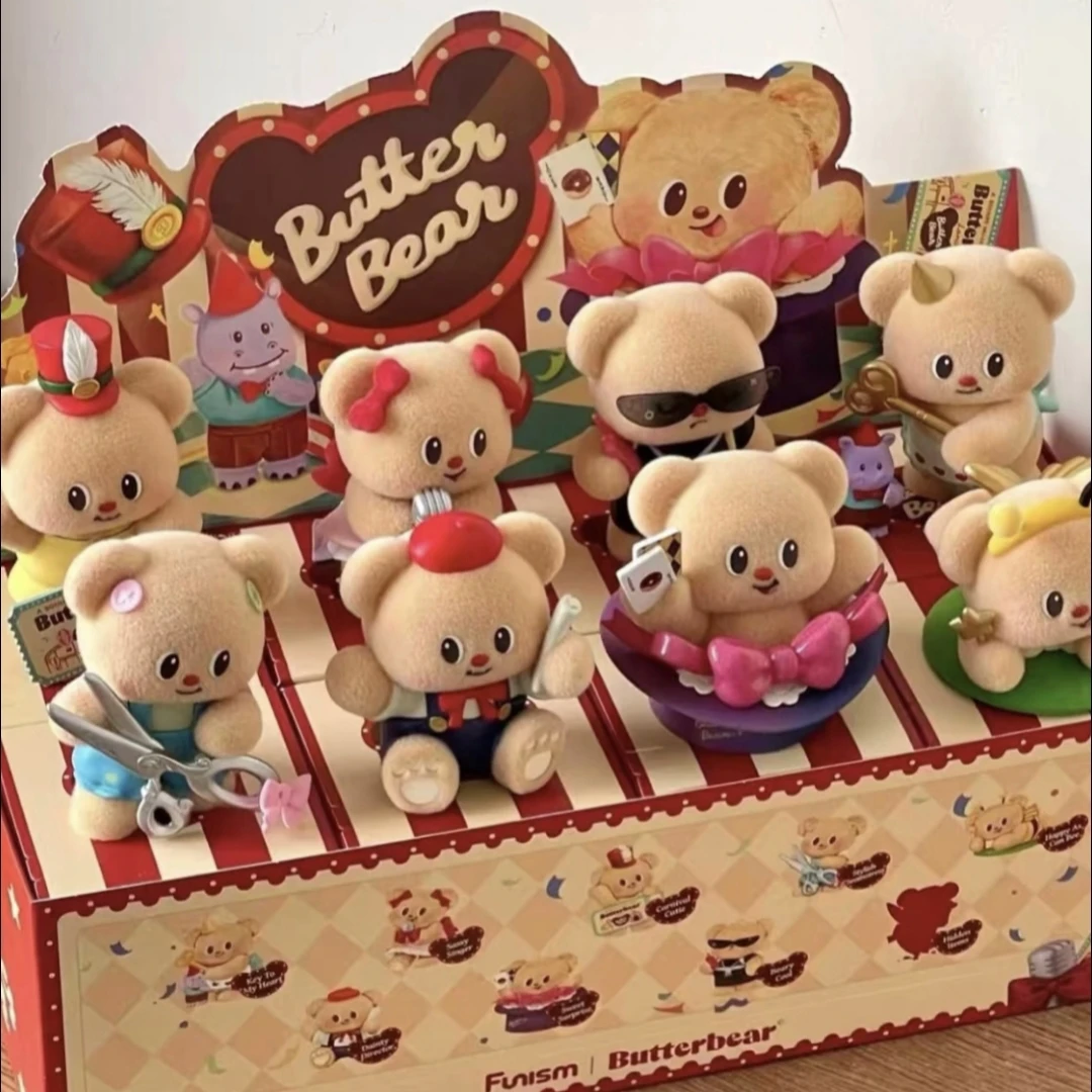 

FUNISM Butterbear Adorable Influencer Series Blind Box Cute Bear Doll Toy Action Figure Collection Children Christmas Gifts