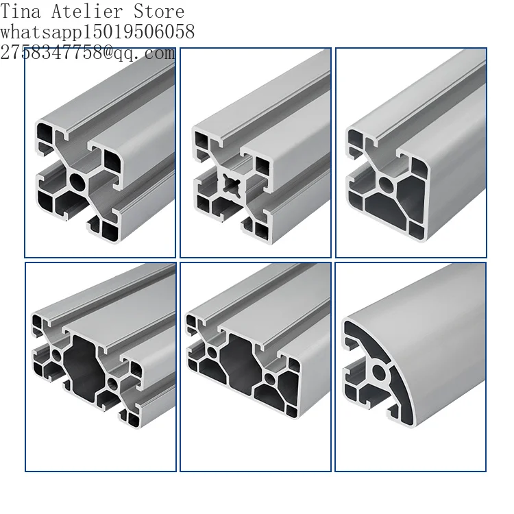4040 Series Aluminum Extrusion Profile  Workbench Frame Cu=tting Services Industrial Custo=m Aluminium Alloy Suppliers