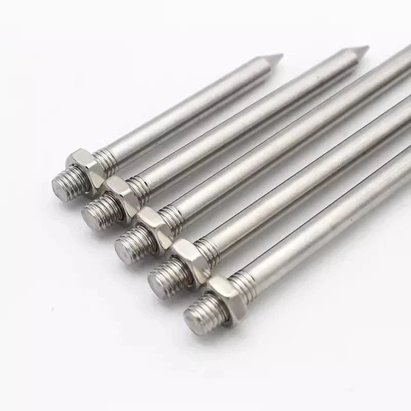 M12 PVC Tube Clamp Steel Nails Straight Rod Bolts 304 Stainless Steel 80mm to 400mm Pipeline Mounting Clamp