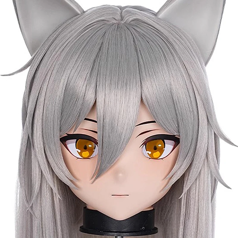 

(MEO284) Customize Handmade Full Head Lockable Crossdress Male to Female Japanese Cartoon Anime Game Character Kigurumi Mask