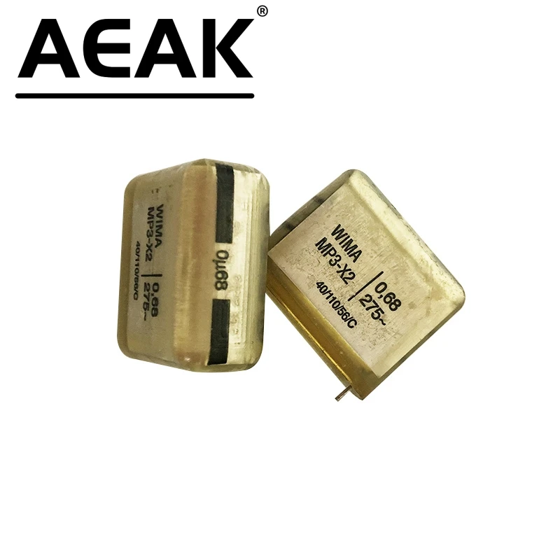 AEAK 1PCS WIMA 275V MP3-X2 0.68UF 275VAC MP3-Y2 0.01UF 0.022UF 1NF 3.3NF 2200PF 250VAC