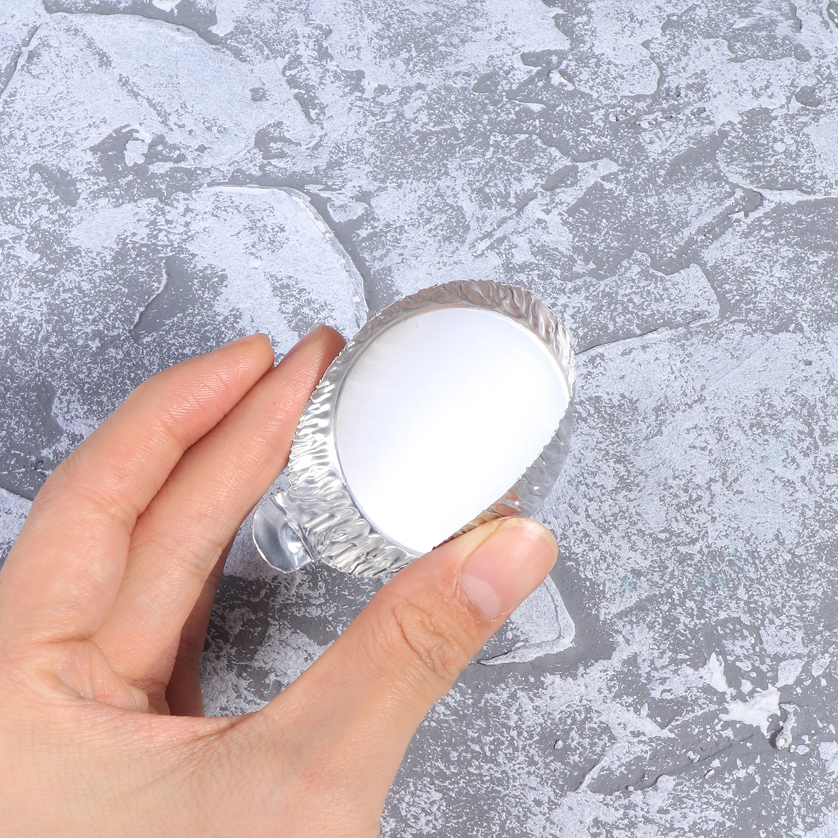 

10pcs Small Aluminum Foil Weighing Plate Boats Dish For Food Processing Evaporating Light Gauge Disposable Laboratory Containers