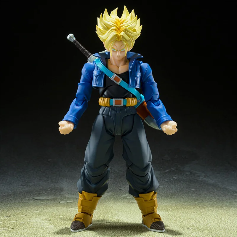 Bandai Super Saiyan Trunks The Boy From The Future Dragon Ball Z shf Anime Action Figure Toy Ornament Collectible