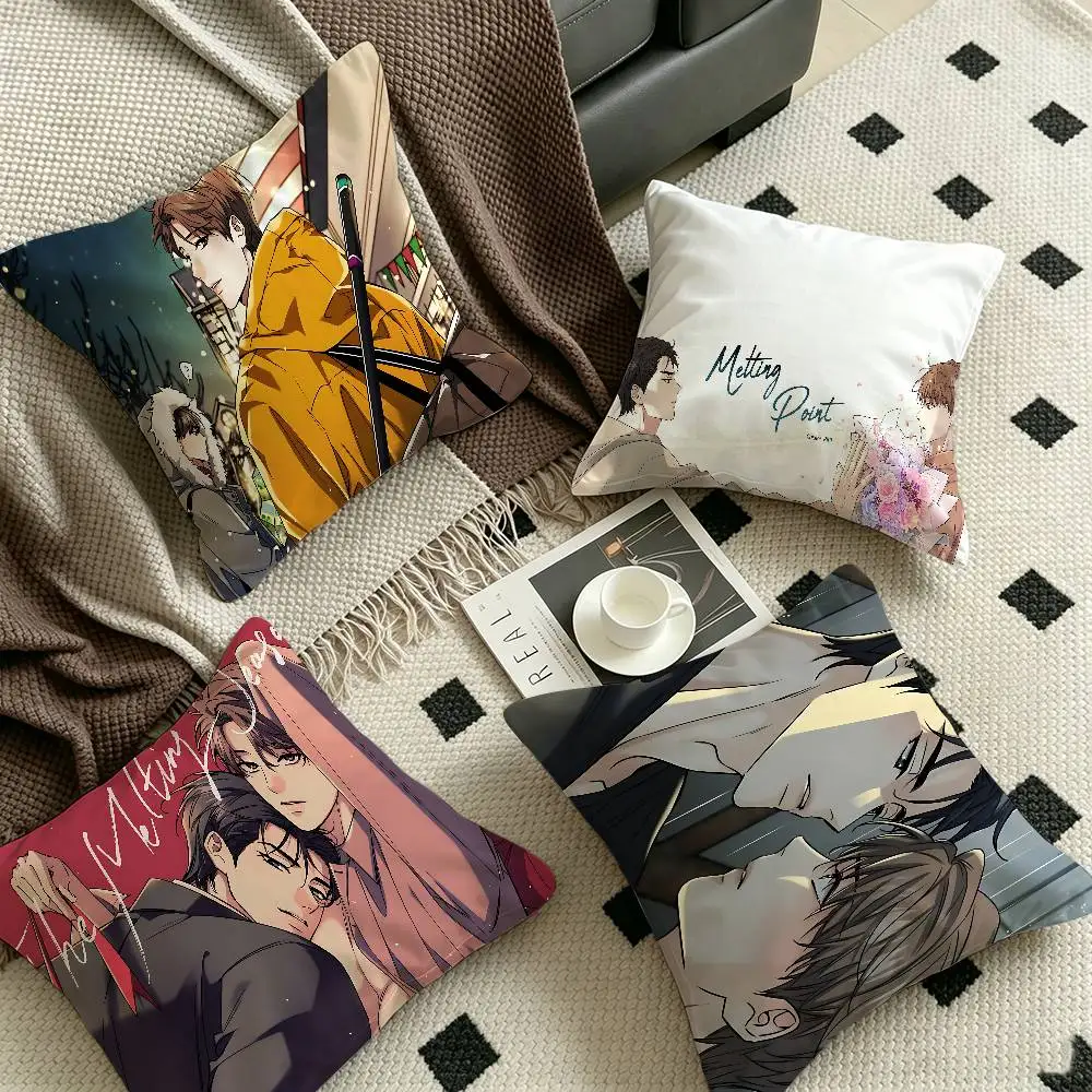 Melting Point bl Cushion Cover Polyester Sofa Cushions Decorative Throw Pillows Home Decoration Pillowcover