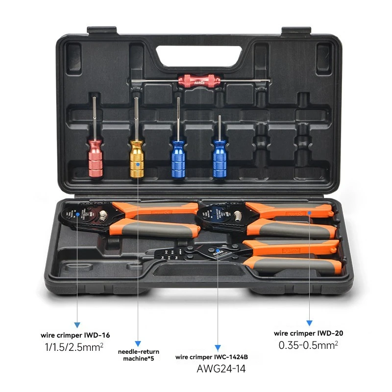 Manual pin crimping pliers Automotive DT connector Plug spring terminal Return pin series Tool pliers Recommended