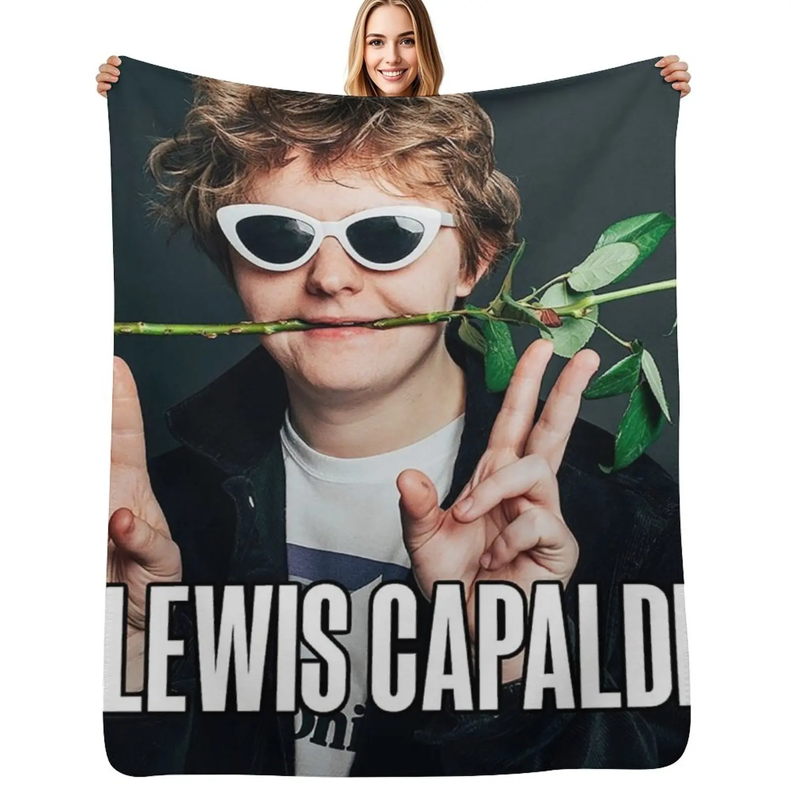 08 Lewis Tour 2019 Throw Blanket Winter beds Weighted Heavy Decorative Sofas Luxury Throw Luxury Blankets