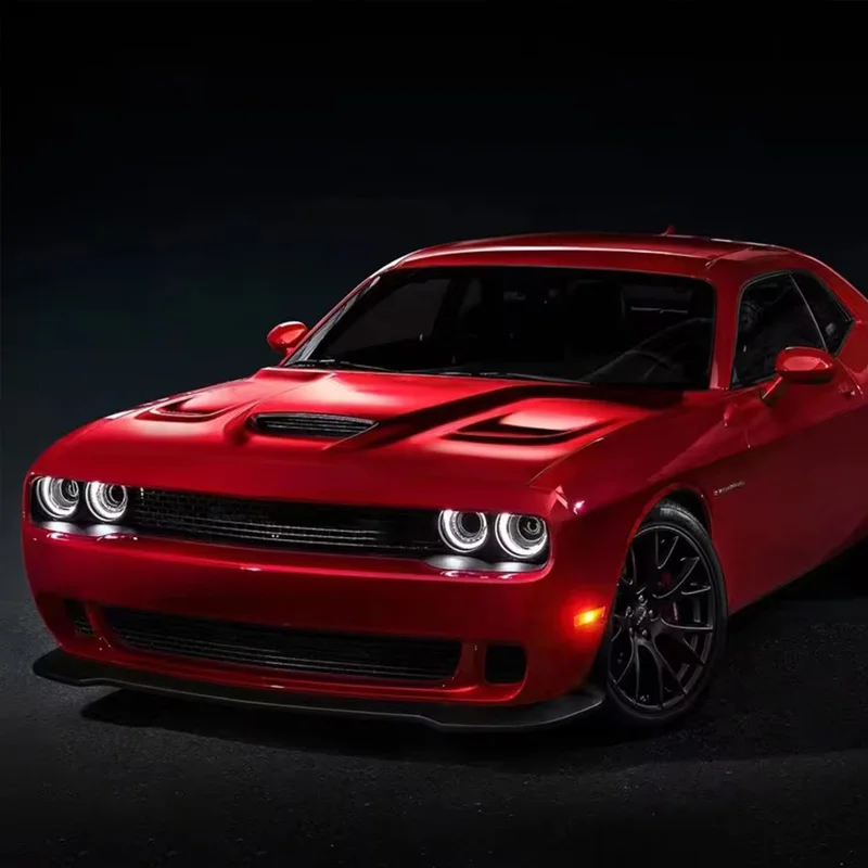 Vorderer und hinterer Stoßfänger, breiter Kotflügel-Bodykit, Hellcat-Bodykit, vordere Stoßstangenlippe, geeignet für Dodge Challenger 2015–2022