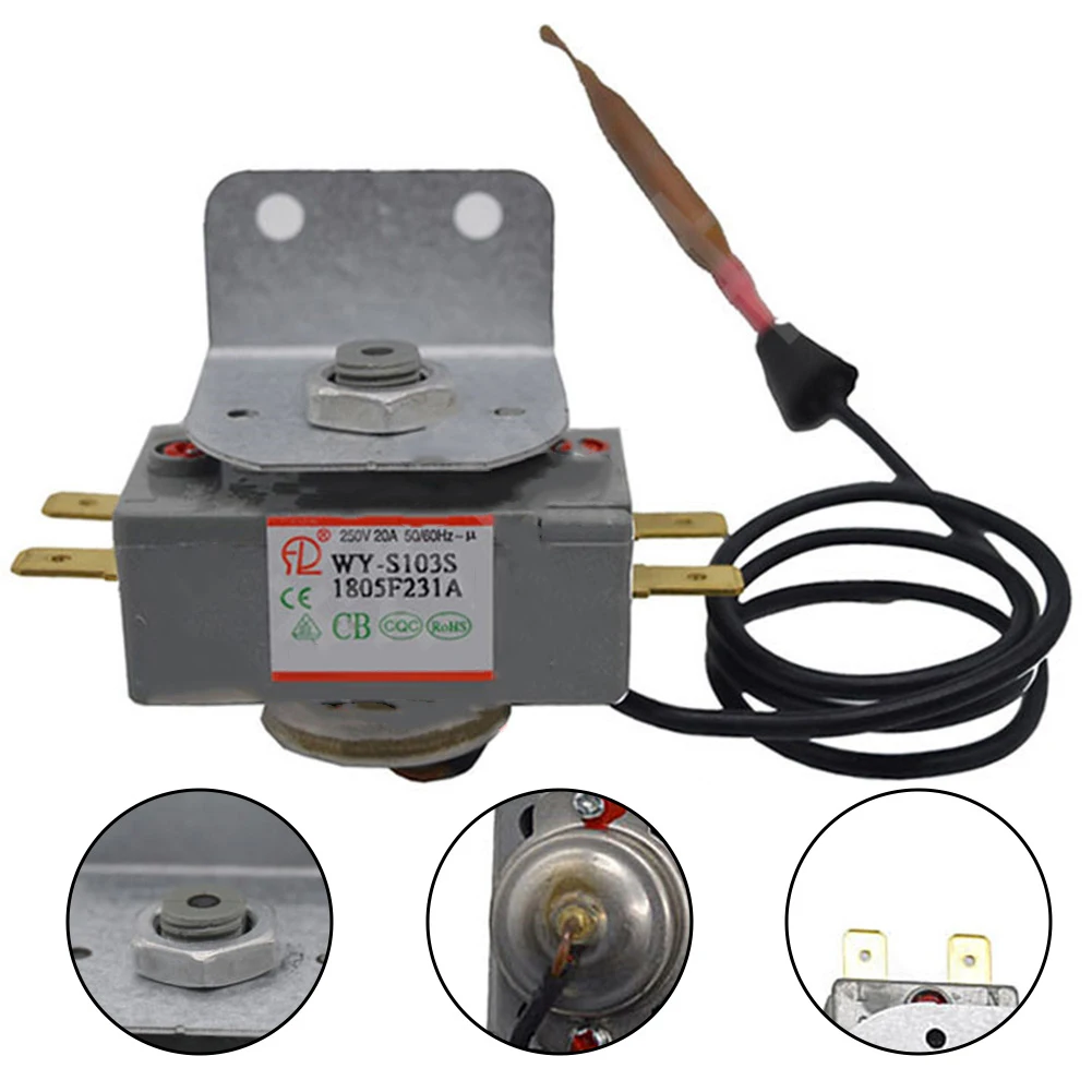 Electric Water Heater Thermostat for Vanward and For Haier Brands 250V 20A with Adjustable Temperature Feature