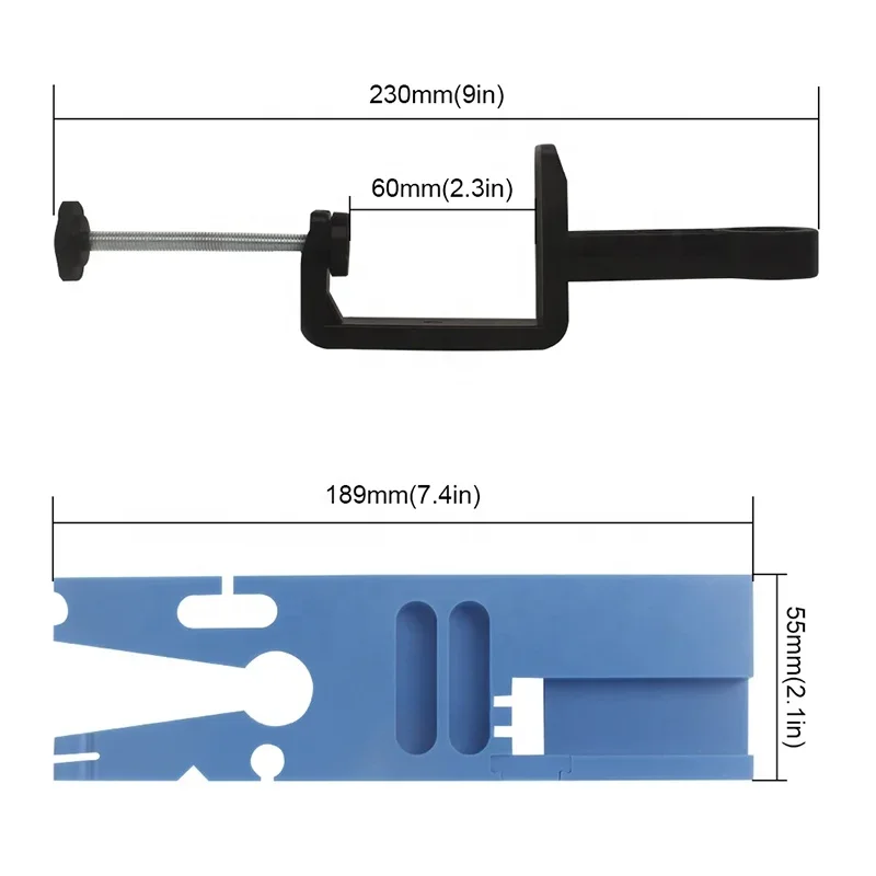 Professional Jewelry Metalworking Bench Tool with V-Slot C Clamp for Drilling, Sawing Cutting and Table Processing